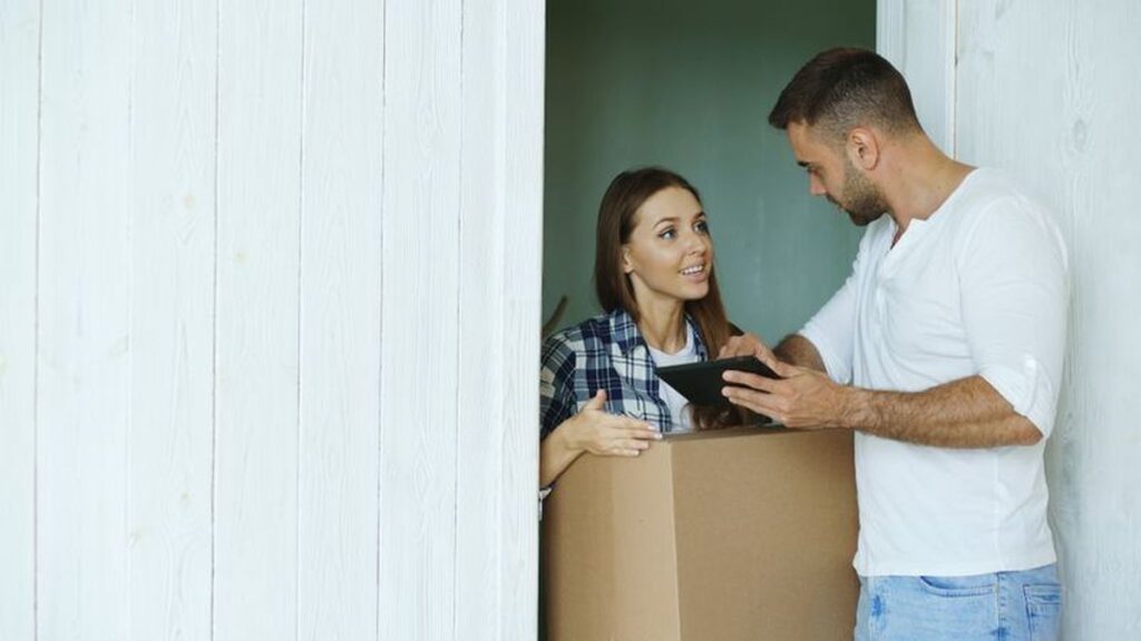 Movers loading a truck for a Charleston move